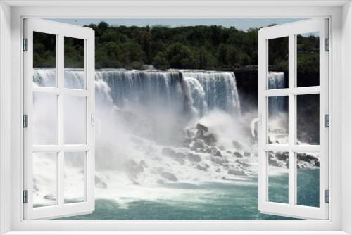 Fototapeta Naklejka Na Ścianę Okno 3D - Niagara falls waterfall Niagara falls USA