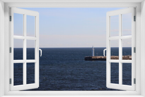 Fototapeta Naklejka Na Ścianę Okno 3D - 江ノ島の灯台（湘南港灯台）の風景