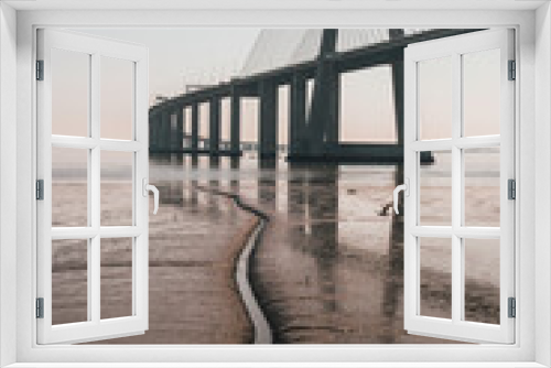 Fototapeta Naklejka Na Ścianę Okno 3D - Ponte Vasco da Gama Lisboa Portugal