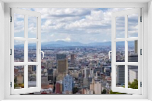 Panorama sur Bogota depuis les hauteurs l'Université Externado de Colombie