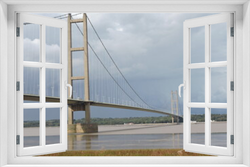 Fototapeta Naklejka Na Ścianę Okno 3D - humber bridge