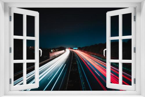 Fototapeta Naklejka Na Ścianę Okno 3D - Autobahn