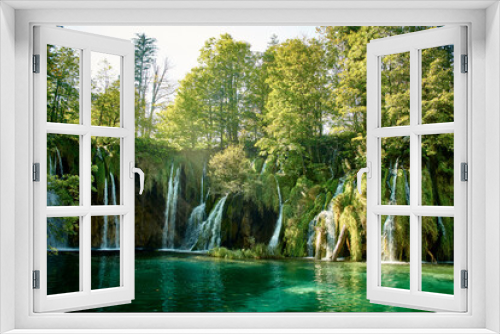 Fototapeta Naklejka Na Ścianę Okno 3D - Naturpark Plitvice