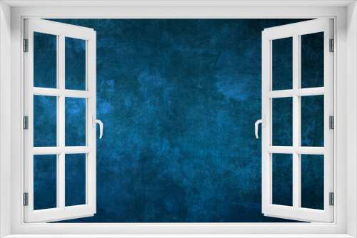 Fototapeta Naklejka Na Ścianę Okno 3D - Blue grungy background