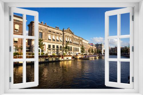 Fototapeta Naklejka Na Ścianę Okno 3D - amsterdam canal