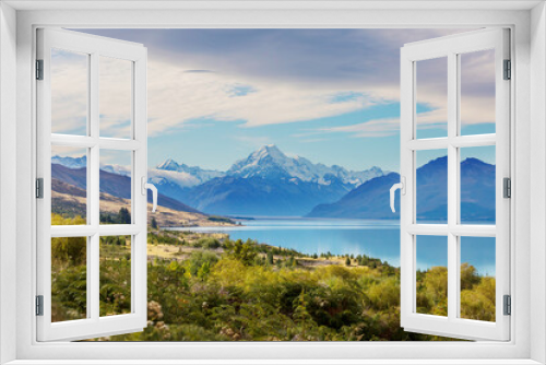 Fototapeta Naklejka Na Ścianę Okno 3D - Mt Cook