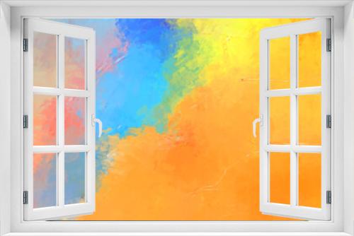 Brushed Painted Abstract Background. Brush stroked painting. Strokes of paint. 2D Illustration.