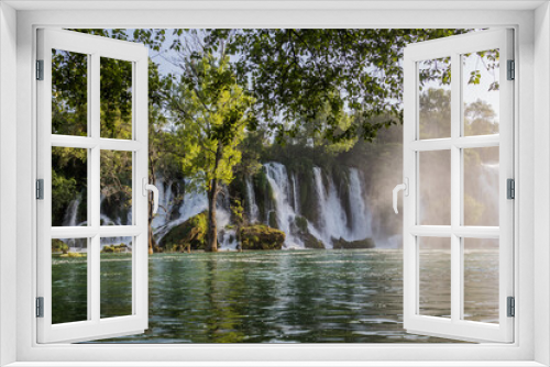 Fototapeta Naklejka Na Ścianę Okno 3D - Kravica waterfalls in Bosnia and Herzegovina