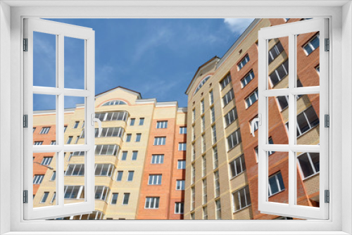 Fototapeta Naklejka Na Ścianę Okno 3D - Modern apartment house