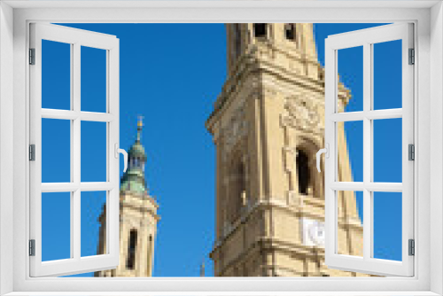 Fototapeta Naklejka Na Ścianę Okno 3D - Pilar Cathedral in Zaragoza