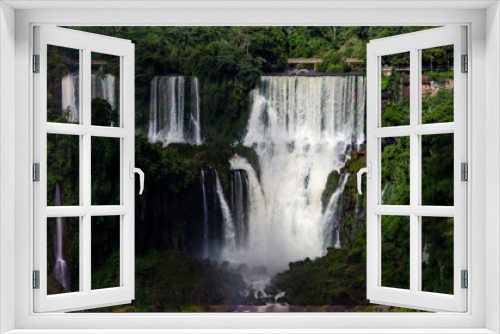 Fototapeta Naklejka Na Ścianę Okno 3D - Iguazu Wasserfälle
