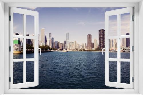 Fototapeta Naklejka Na Ścianę Okno 3D - Panorama of Chicago