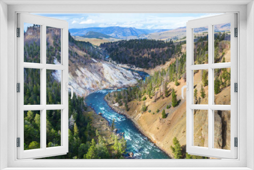 Fototapeta Naklejka Na Ścianę Okno 3D - Yellowstone river
