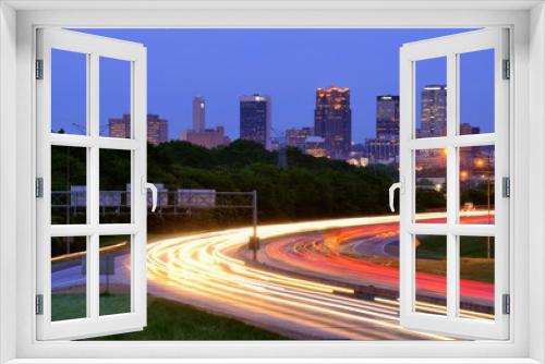 Fototapeta Naklejka Na Ścianę Okno 3D - Birmingham, Alabama Skyline