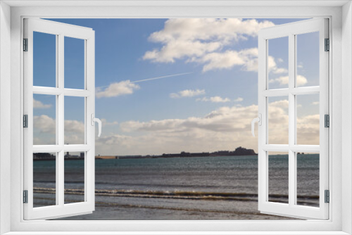 Fototapeta Naklejka Na Ścianę Okno 3D - Elizabeth Castle Jersey Channel Islands, sunny winter