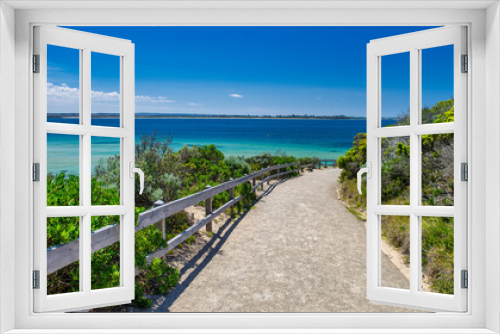 Fototapeta Naklejka Na Ścianę Okno 3D - Mornington Peninsula National Park coastline on a beautiful day, Australia