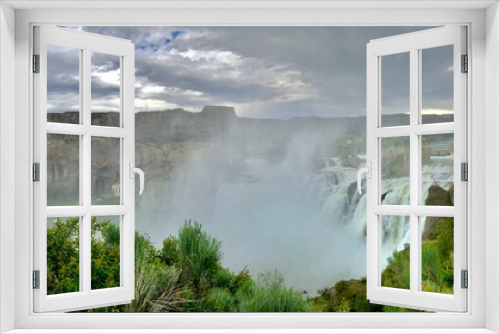 Fototapeta Naklejka Na Ścianę Okno 3D - Idaho Shashone Falls