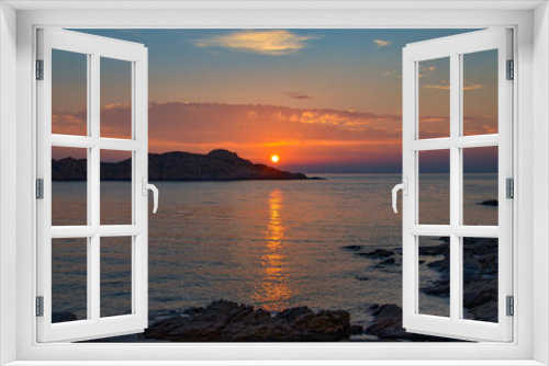 Fototapeta Naklejka Na Ścianę Okno 3D - Sonnenuntergang auf Sardinien