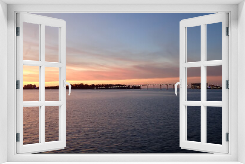 Fototapeta Naklejka Na Ścianę Okno 3D - Cityscape of Clearwater Florida at sunset
