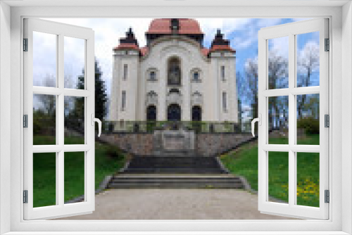 Fototapeta Naklejka Na Ścianę Okno 3D - Jugendstilkirche Moritzburg