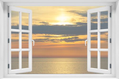 Fototapeta Naklejka Na Ścianę Okno 3D - sunset in the sea