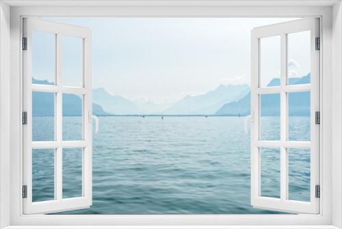 Fototapeta Naklejka Na Ścianę Okno 3D - Lac Léman