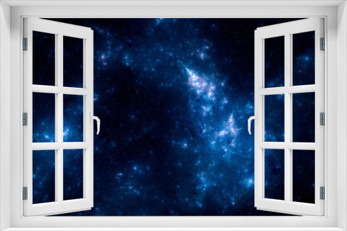 Fototapeta Naklejka Na Ścianę Okno 3D - Banner Star field background . Starry outer space background texture . Colorful Starry Night Sky Outer Space background. 3D illustration