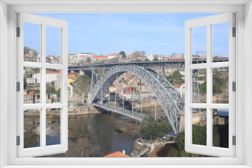 Fototapeta Naklejka Na Ścianę Okno 3D - Portugal Centre of Porto city