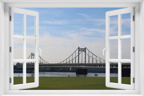 Fototapeta Naklejka Na Ścianę Okno 3D - Uerdinger Brücke