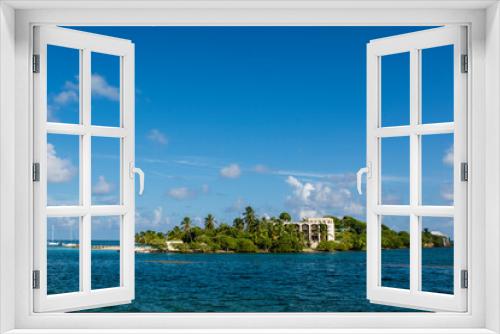 Fototapeta Naklejka Na Ścianę Okno 3D - Protestant Cay, Christiansted, St. Croix, US Virgin Islands.
