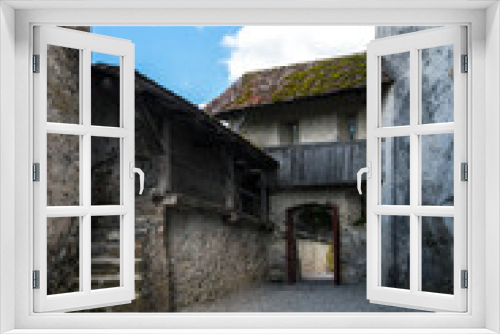 Fototapeta Naklejka Na Ścianę Okno 3D - Castle of Gruyères in Switzerland