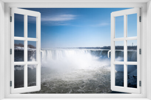 Fototapeta Naklejka Na Ścianę Okno 3D - Niagara falls in Winter