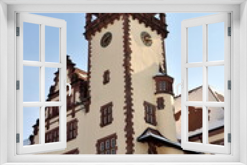 Fototapeta Naklejka Na Ścianę Okno 3D - Lycée Turenne in Freiburg im Winter