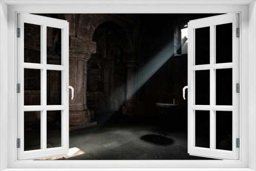 Fototapeta Naklejka Na Ścianę Okno 3D - Light window in the church