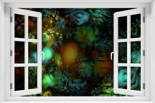 Fototapeta Naklejka Na Ścianę Okno 3D - Imaginatory fractal background Image