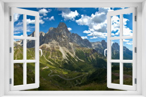 Fototapeta Naklejka Na Ścianę Okno 3D - Cimon della Pala, Dolomites - Italy