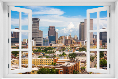 Fototapeta Naklejka Na Ścianę Okno 3D - New Orleans, Louisiana, USA downtown skyline