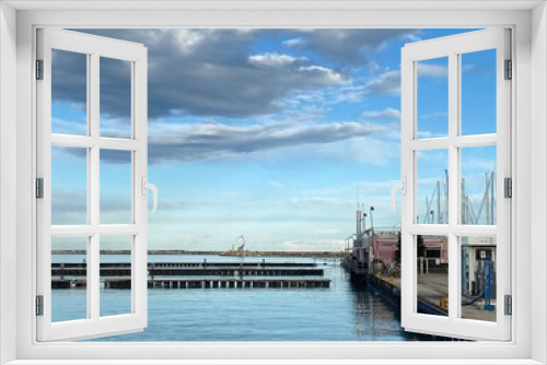 Fototapeta Naklejka Na Ścianę Okno 3D - view of the port