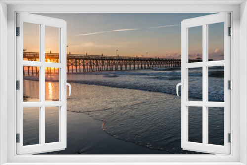 Fototapeta Naklejka Na Ścianę Okno 3D - beautiful summer sunrise in the Myrtle Beach in South Carolina