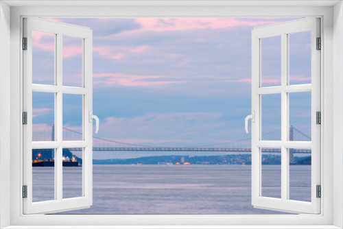 Fototapeta Naklejka Na Ścianę Okno 3D - George Washington Bridge - New York