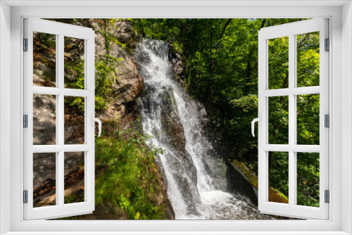Fototapeta Naklejka Na Ścianę Okno 3D - Trusetaler waterfall near Brotterode-Trusetal in Thuringia