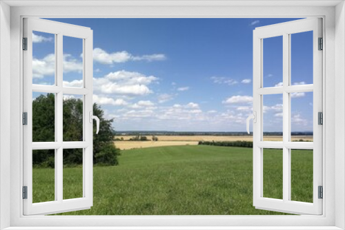 Fototapeta Naklejka Na Ścianę Okno 3D - Summer in Burgundy's countryside, France - July 2019