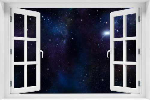 Fototapeta Naklejka Na Ścianę Okno 3D - starry night sky deep outer space