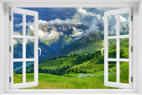 Fototapeta Naklejka Na Ścianę Okno 3D - Alps mountain Fellhorn, Bavaria Germany