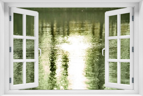 Fototapeta Naklejka Na Ścianę Okno 3D - Wasserglanz