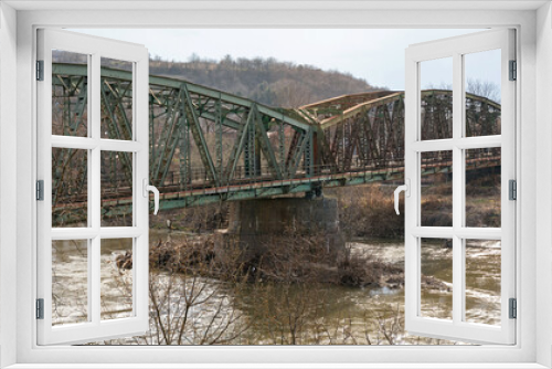 Fototapeta Naklejka Na Ścianę Okno 3D - South Morava Bridge Stalac Serbia