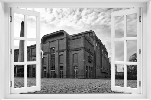 Fototapeta Naklejka Na Ścianę Okno 3D - Facade of a renovated building of an old brewery