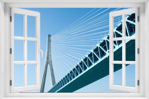 Fototapeta Naklejka Na Ścianę Okno 3D - The Shanghai-Suzhou-Nantong Yangtze River Bridge in China