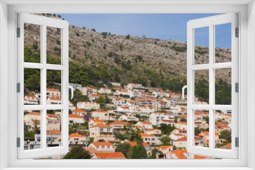 Fototapeta Naklejka Na Ścianę Okno 3D - Beautiful view of the city of Dubrovnik on a sunny day. Croatia 