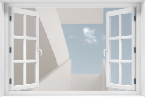 Fototapeta Naklejka Na Ścianę Okno 3D - stairway to sky